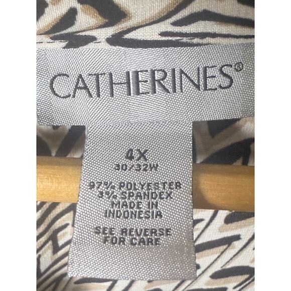 Set of 2 Maggie Barnes Catherines Popover Roll Tab Sleeve Blouse 4X 30W 32W - Picture 4 of 12